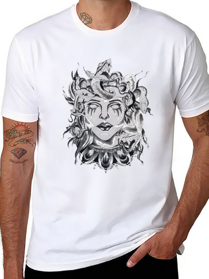 Medusa Graphic Black T-Shirt
