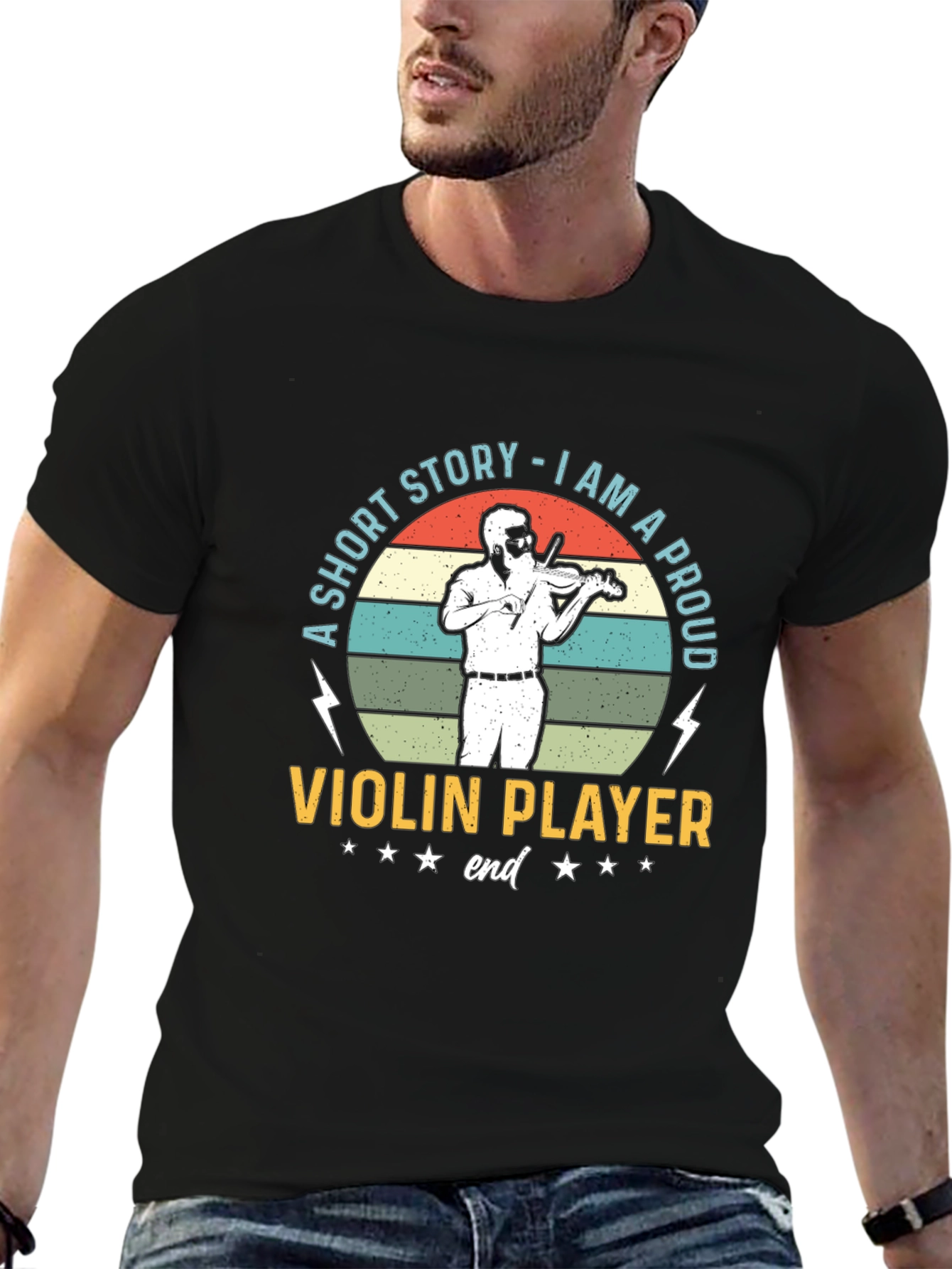 Proud Violin Player Graphic T-Shirt