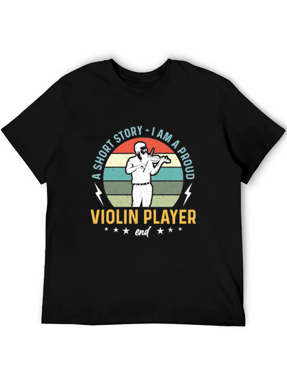 Proud Violin Player Graphic T-Shirt