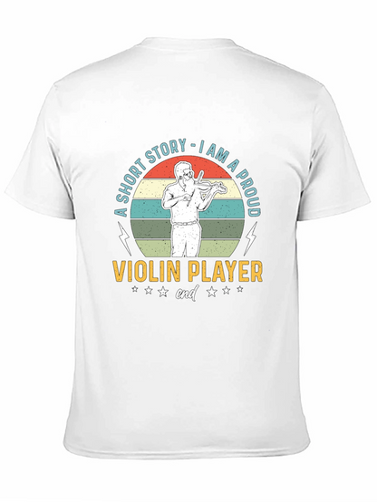 Proud Violin Player Graphic T-Shirt