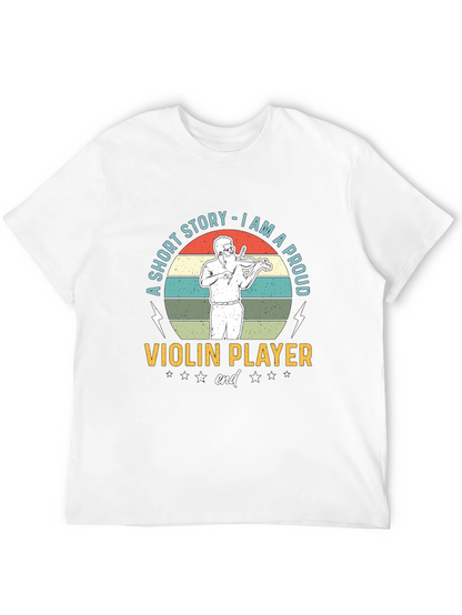 Proud Violin Player Graphic T-Shirt