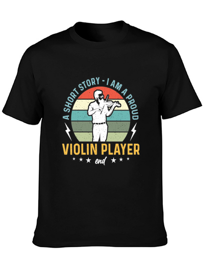 Proud Violin Player Graphic T-Shirt