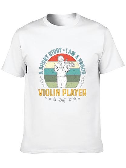 Proud Violin Player Graphic T-Shirt
