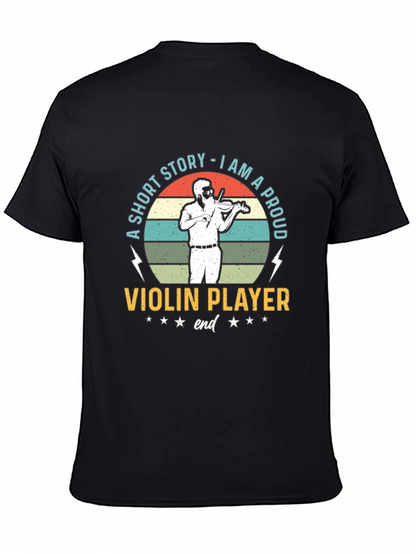 Proud Violin Player Graphic T-Shirt