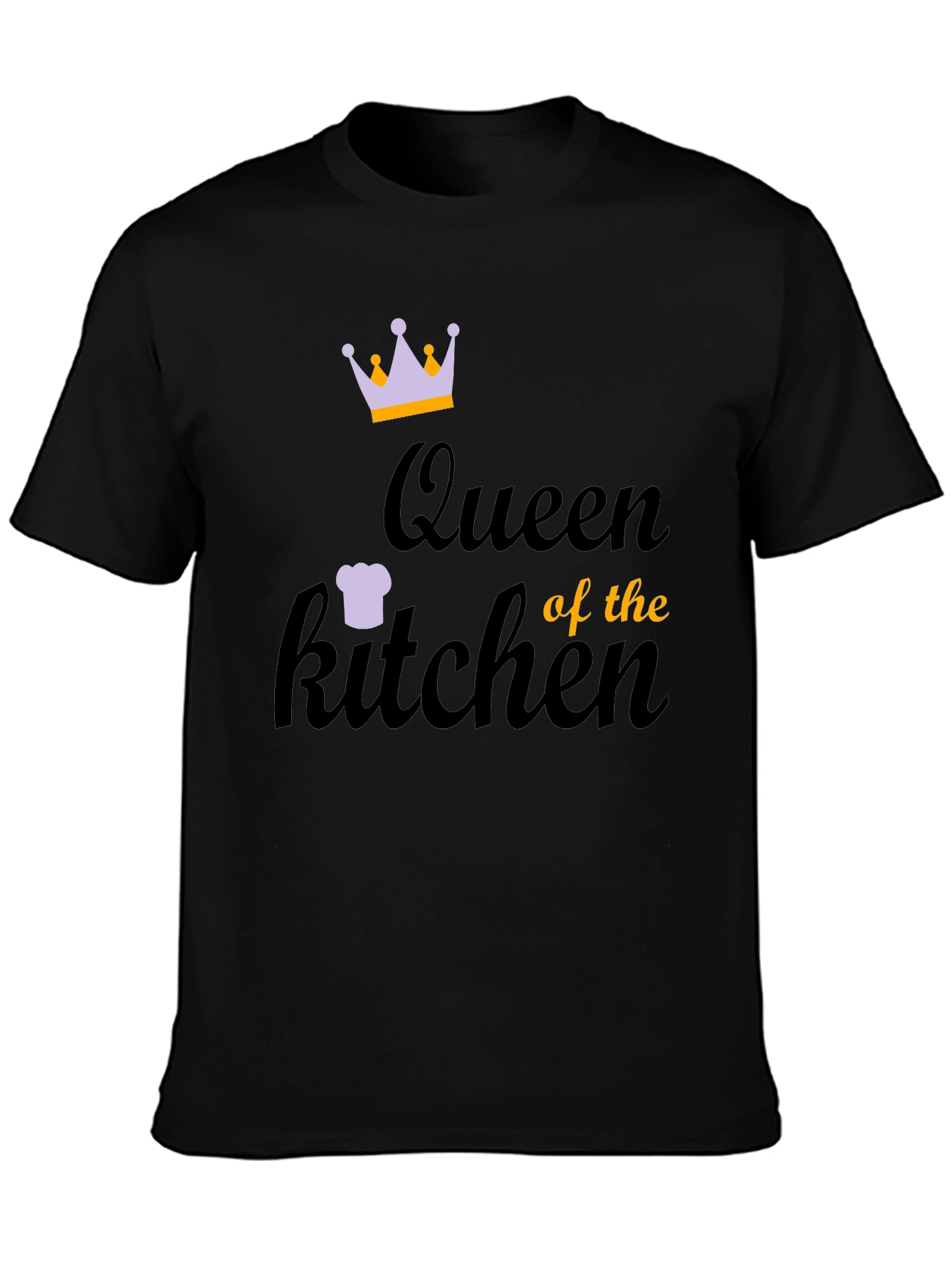 Queen of the Kitchen Black T-Shirt
