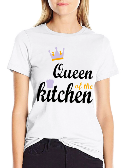 Queen of the Kitchen Black T-Shirt