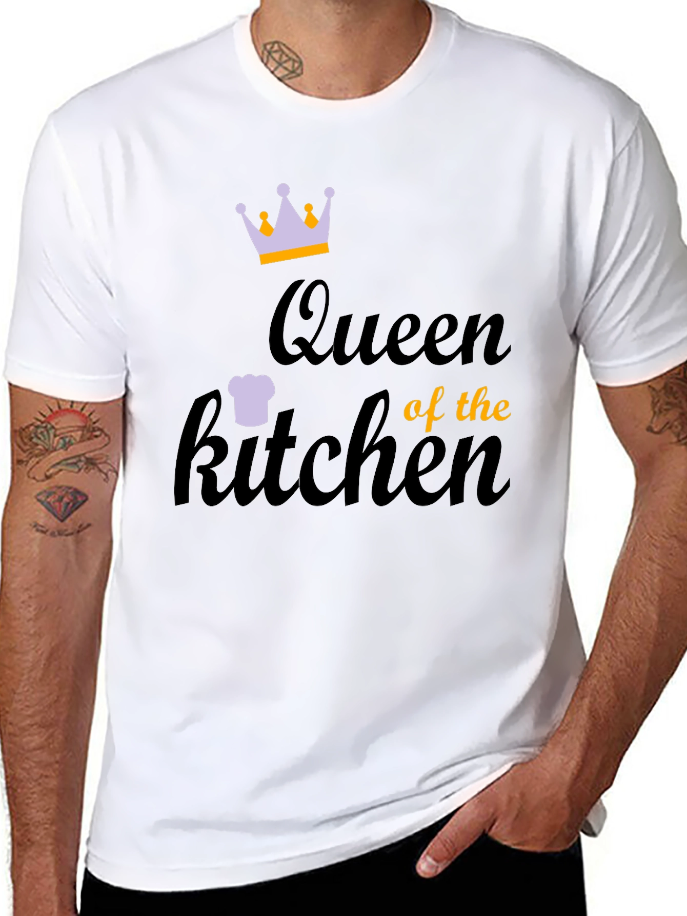Queen of the Kitchen Black T-Shirt