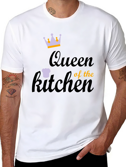 Queen of the Kitchen Black T-Shirt