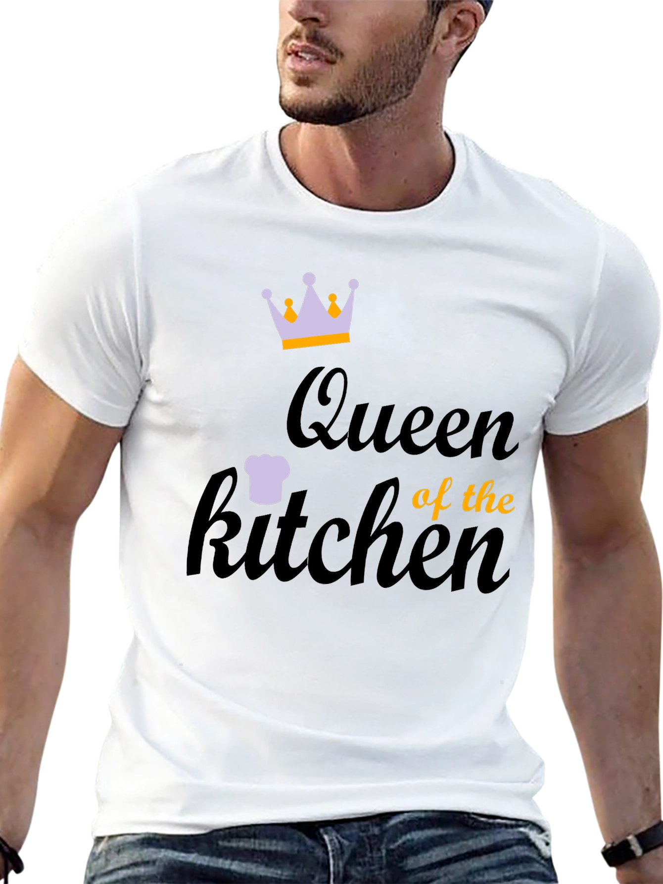 Queen of the Kitchen Black T-Shirt