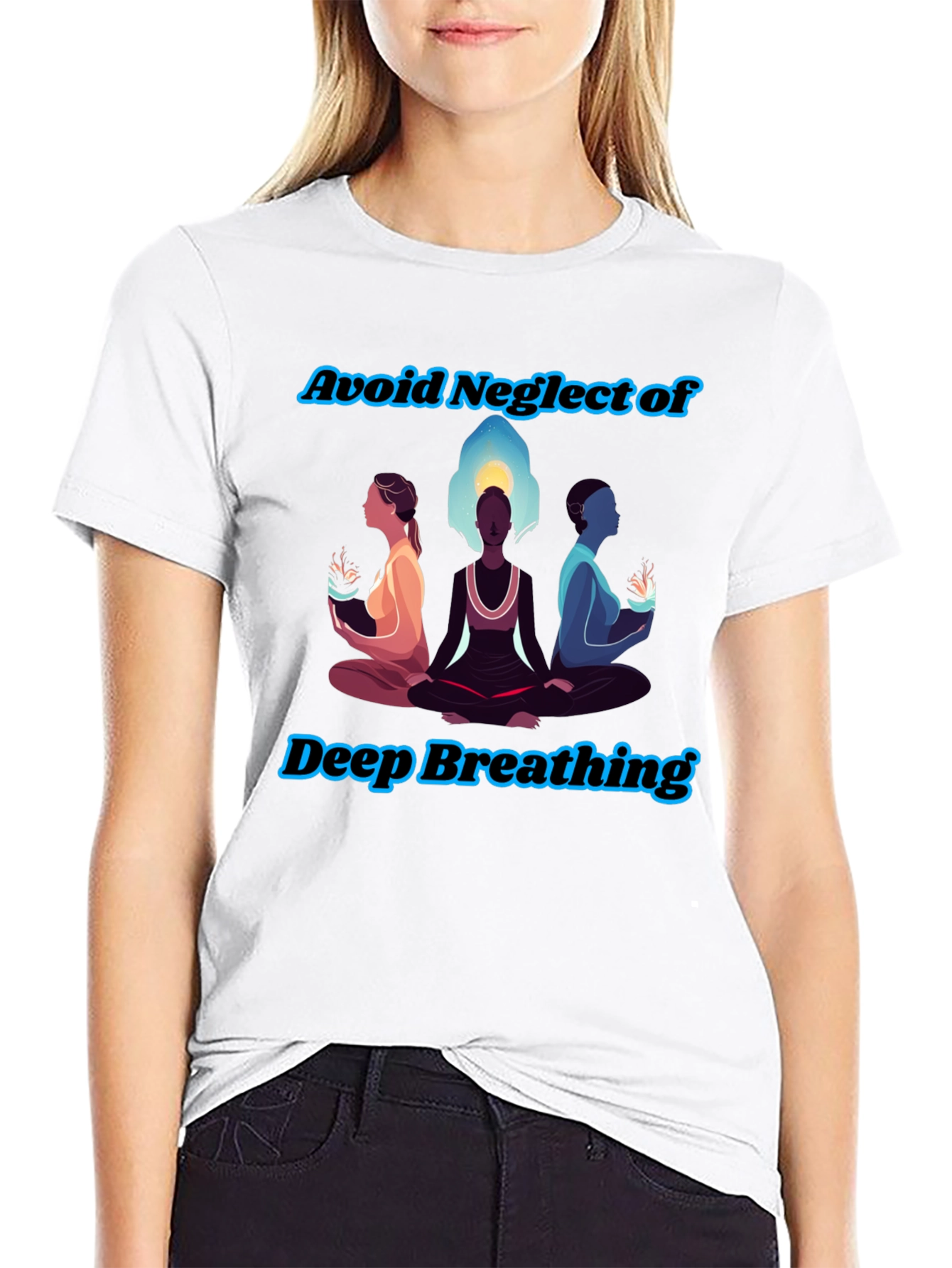 Zen Breathing T-Shirt - Avoid Neglect