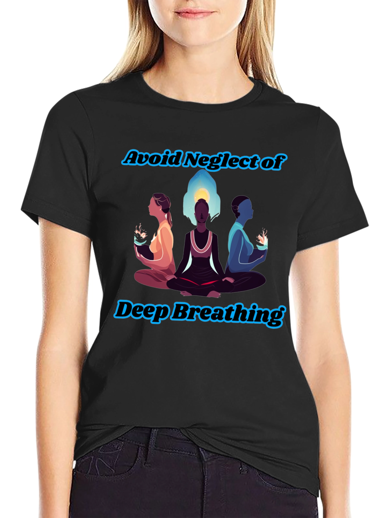 Zen Breathing T-Shirt - Avoid Neglect
