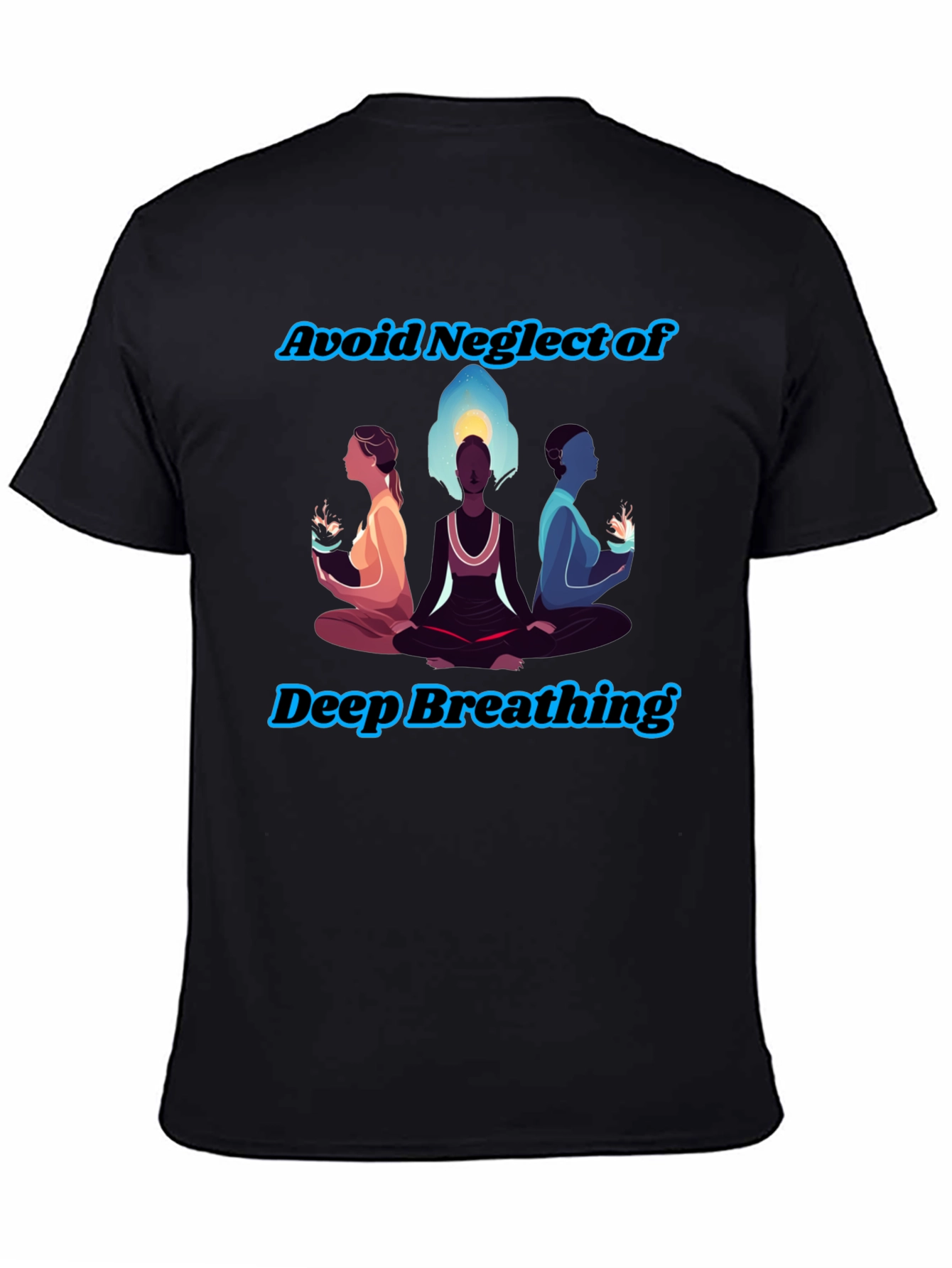 Zen Breathing T-Shirt - Avoid Neglect