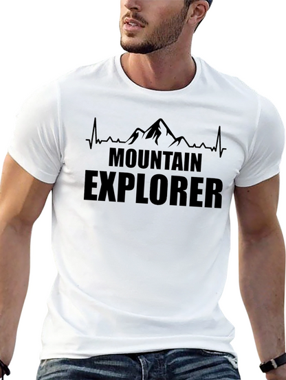 Mountain Explorer Black Graphic Tee
