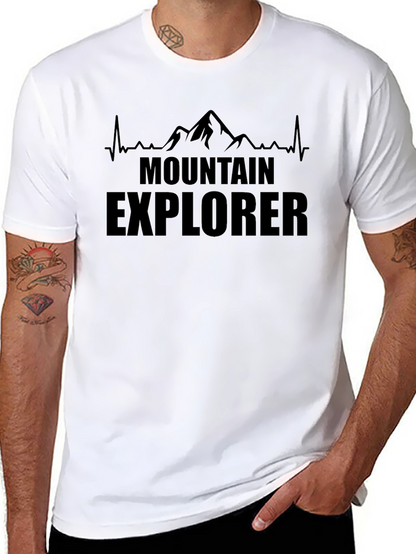 Mountain Explorer Black Graphic Tee