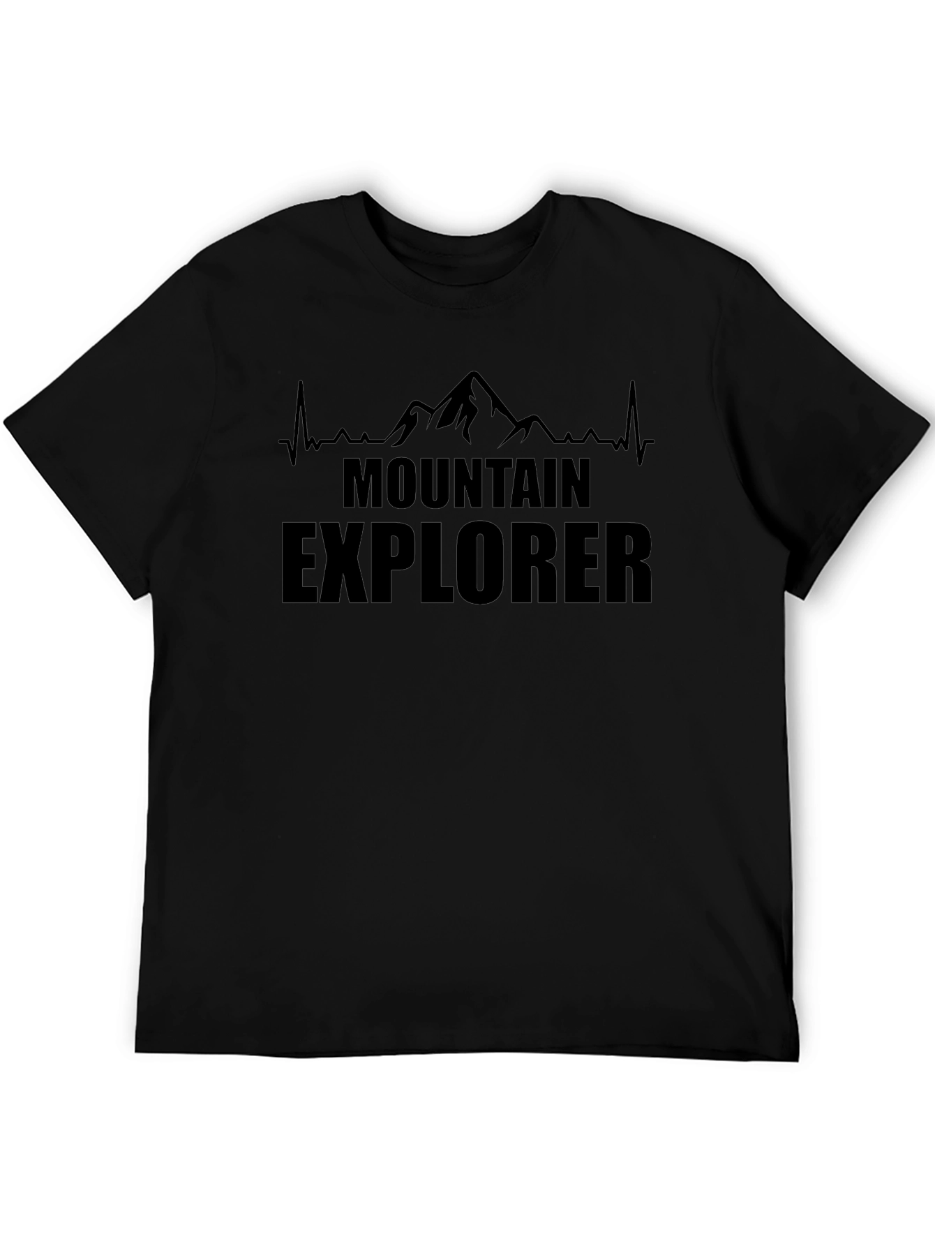 Mountain Explorer Black Graphic Tee