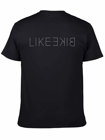 Like Bike Graphic Tee - Black Cotton