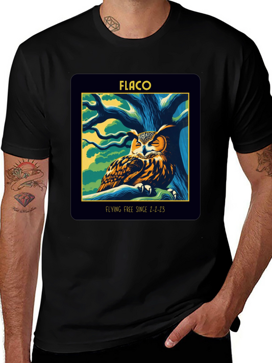 Flaco Owl Memorial Graphic T-Shirt
