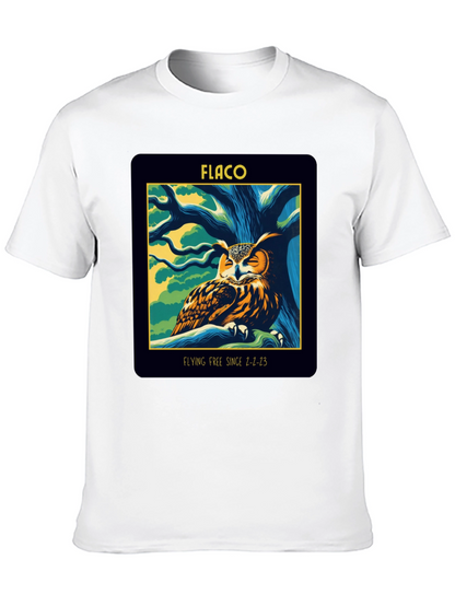 Flaco Owl Memorial Graphic T-Shirt
