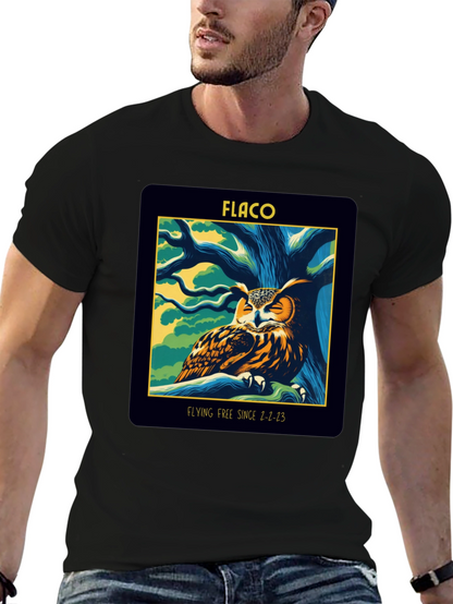 Flaco Owl Memorial Graphic T-Shirt