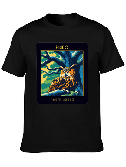 Flaco Owl Memorial Graphic T-Shirt