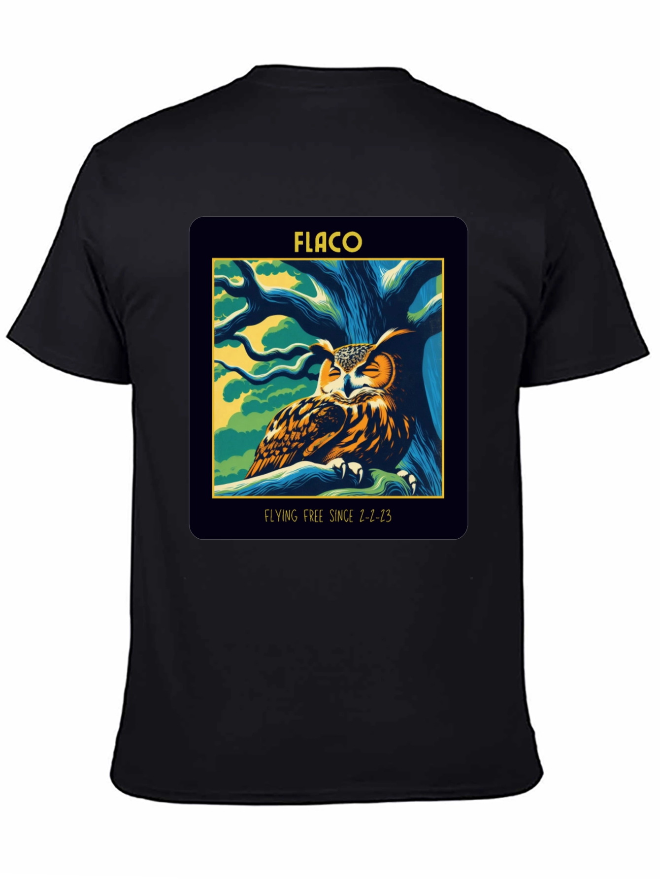 Flaco Owl Memorial Graphic T-Shirt