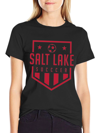 Salt Lake Soccer Black Graphic Tee