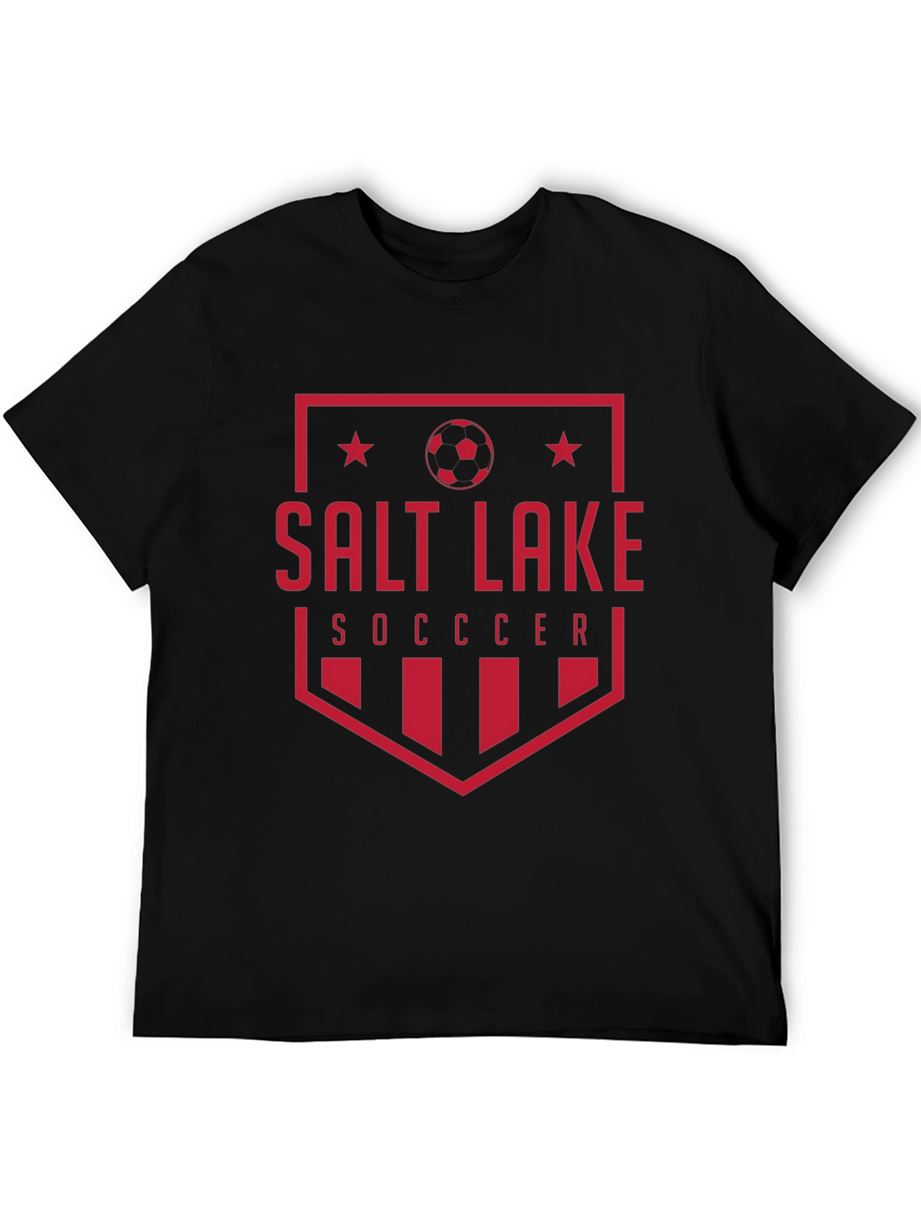 Salt Lake Soccer Black Graphic Tee
