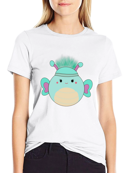Cute Cartoon Bug Graphic T-Shirt