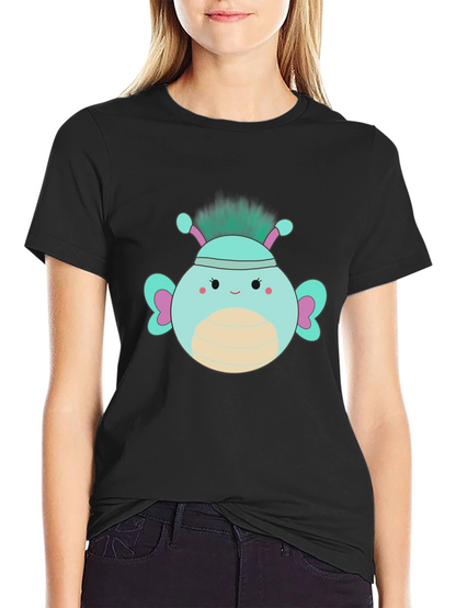 Cute Cartoon Bug Graphic T-Shirt