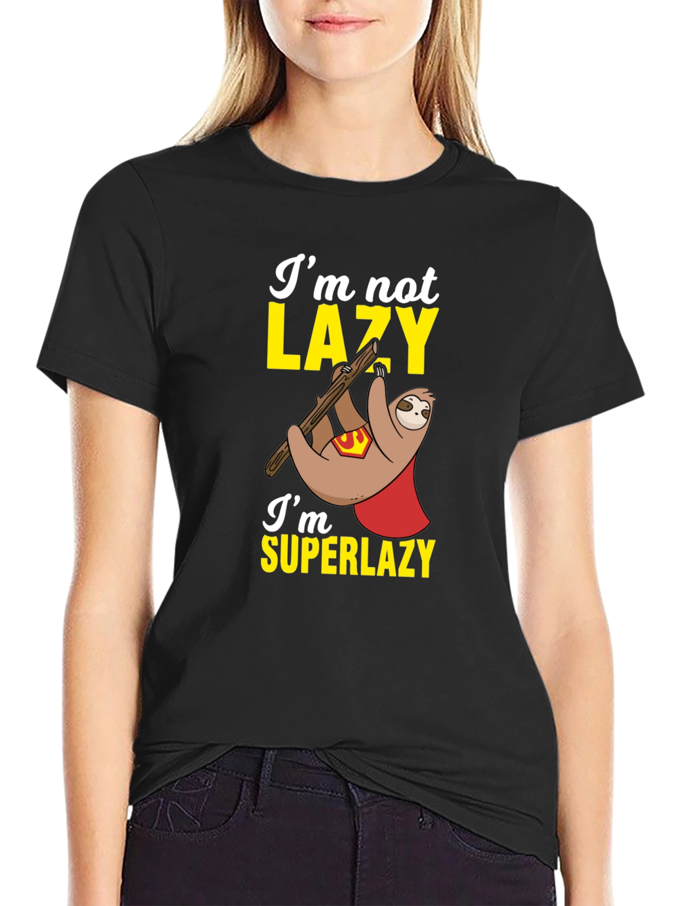 Funny Sloth Superlazy T-Shirt