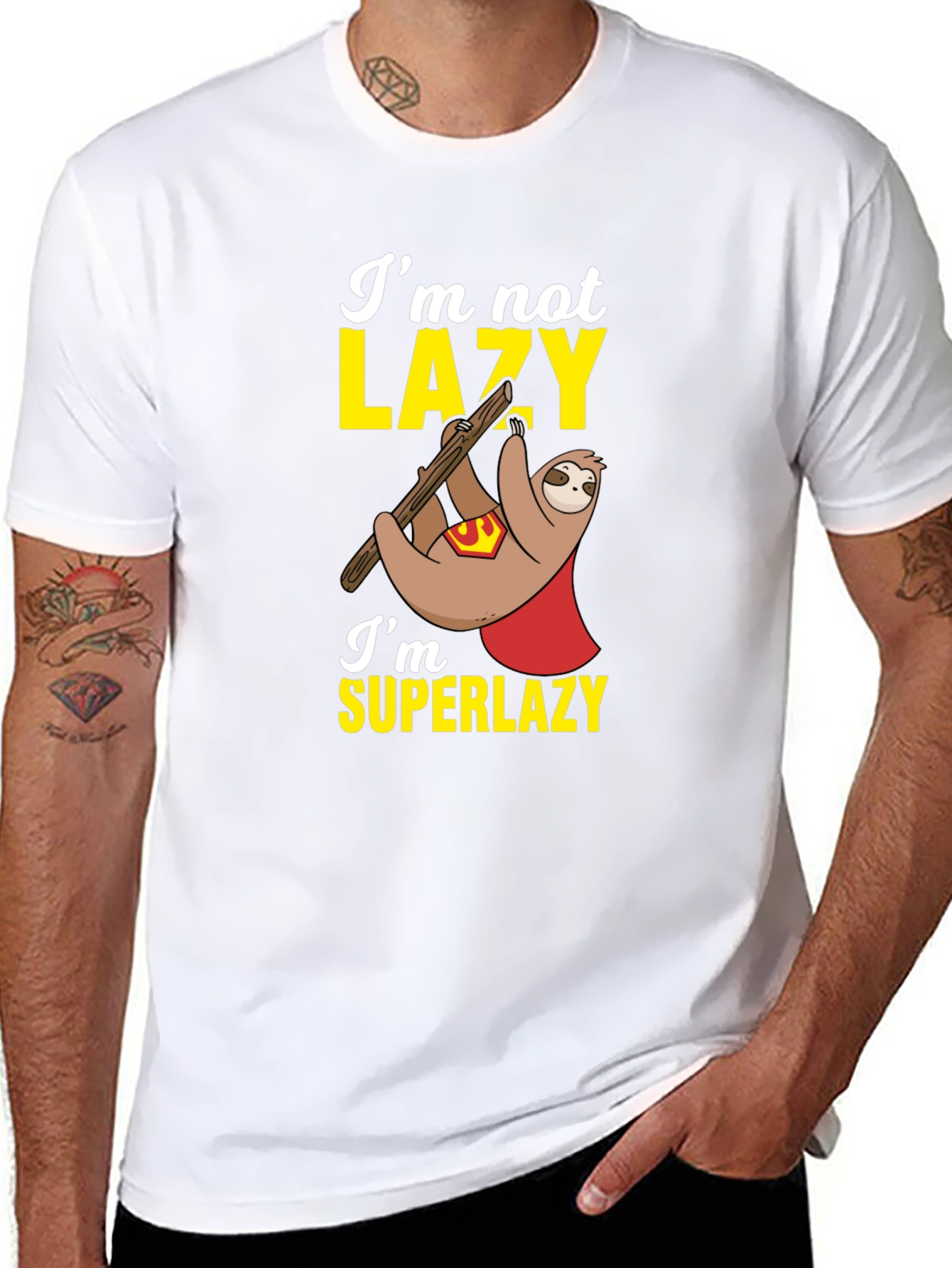 Funny Sloth Superlazy T-Shirt