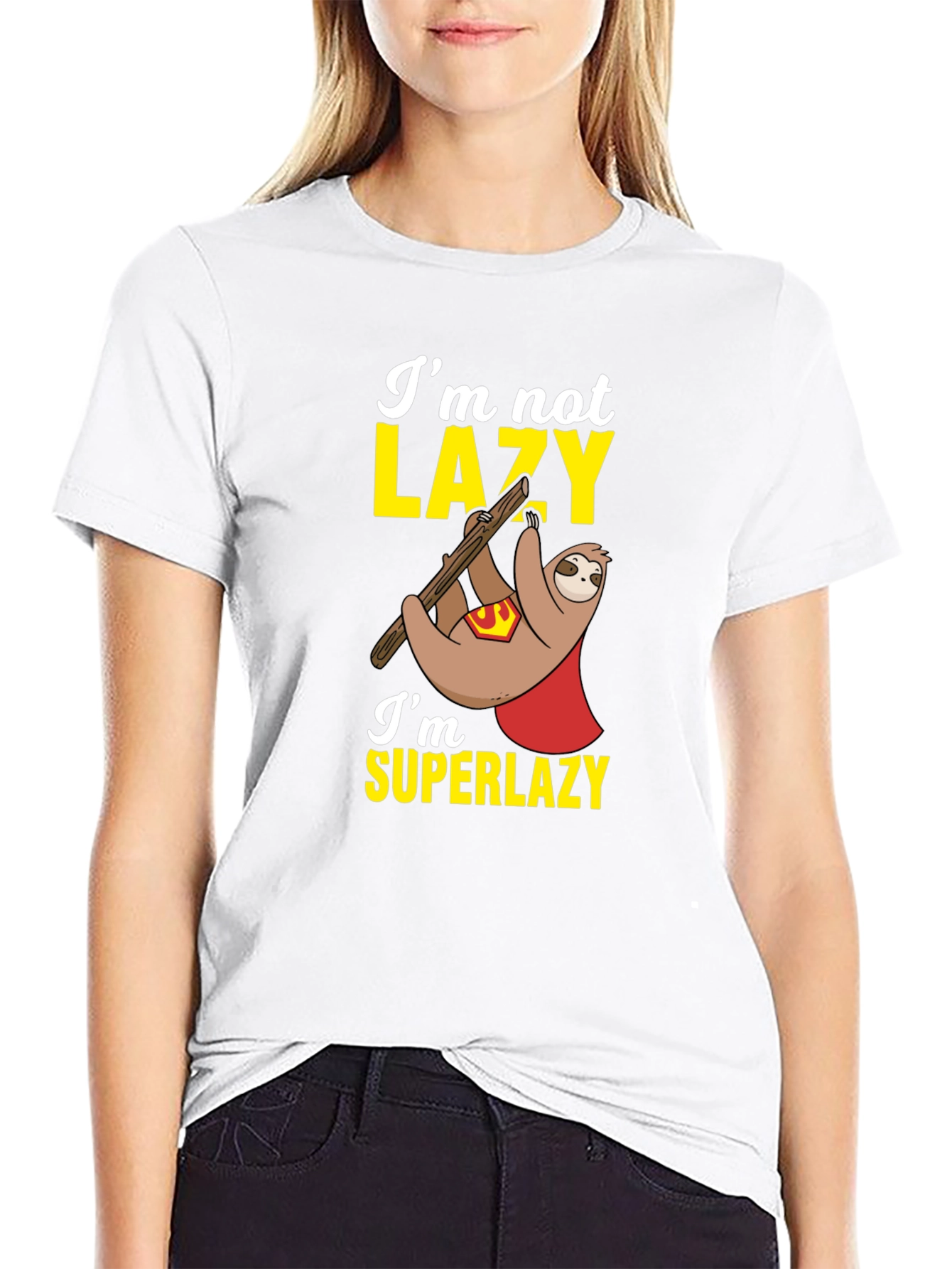 Funny Sloth Superlazy T-Shirt
