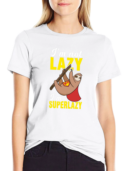 Funny Sloth Superlazy T-Shirt