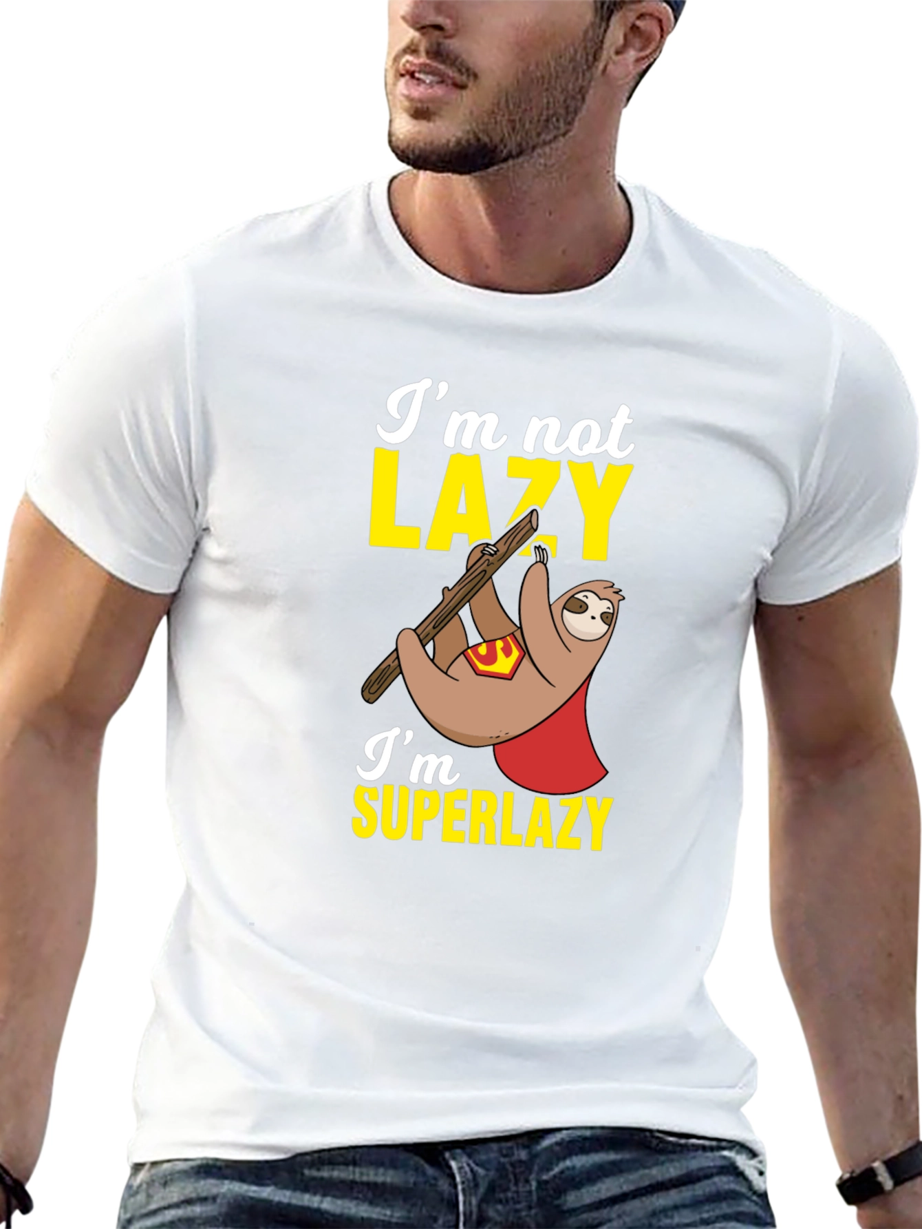 Funny Sloth Superlazy T-Shirt