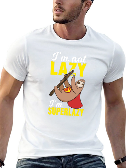 Funny Sloth Superlazy T-Shirt