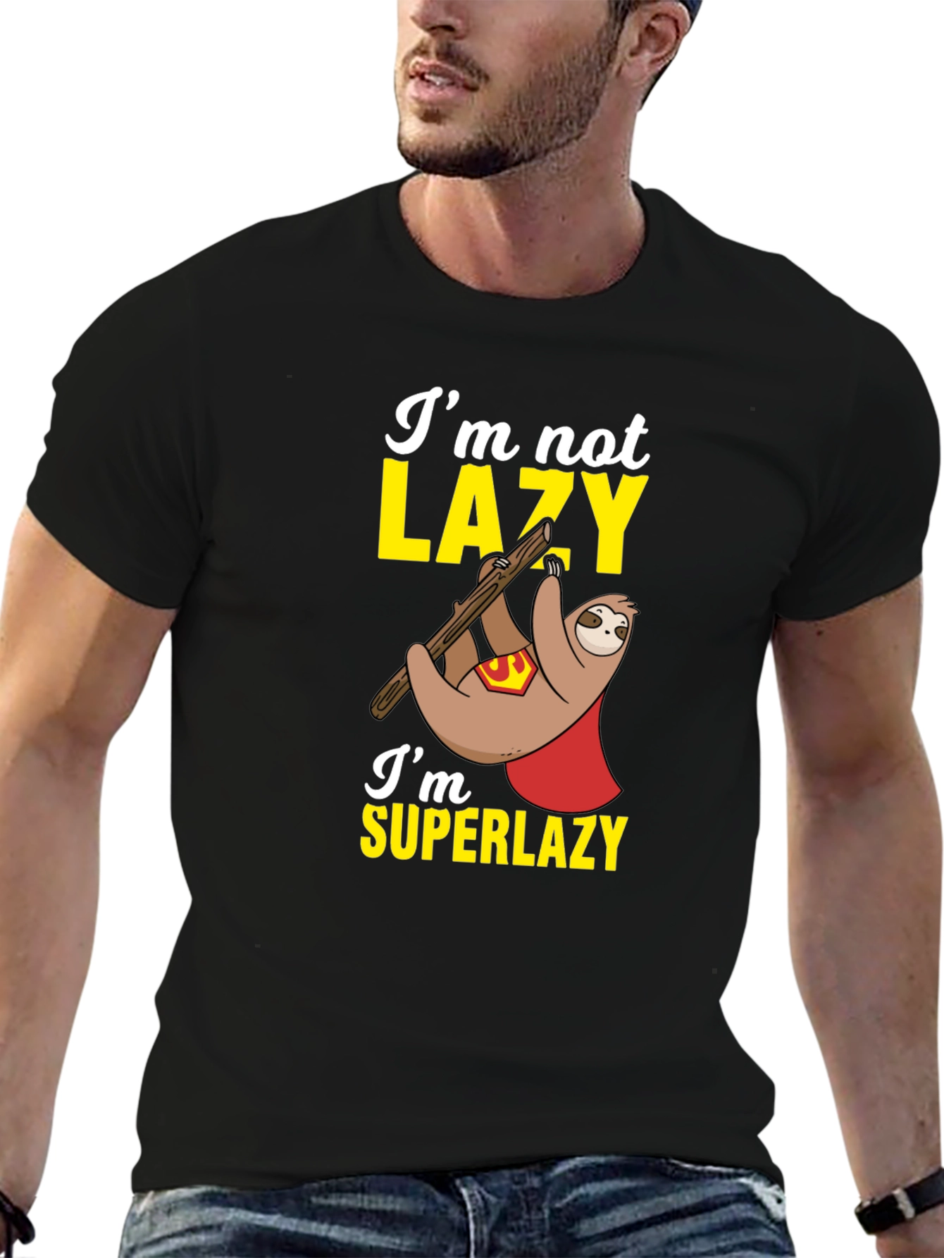 Funny Sloth Superlazy T-Shirt