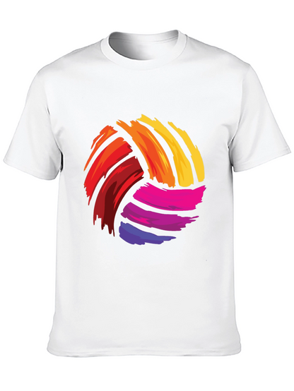 Colorful Volleyball Graphic Tee