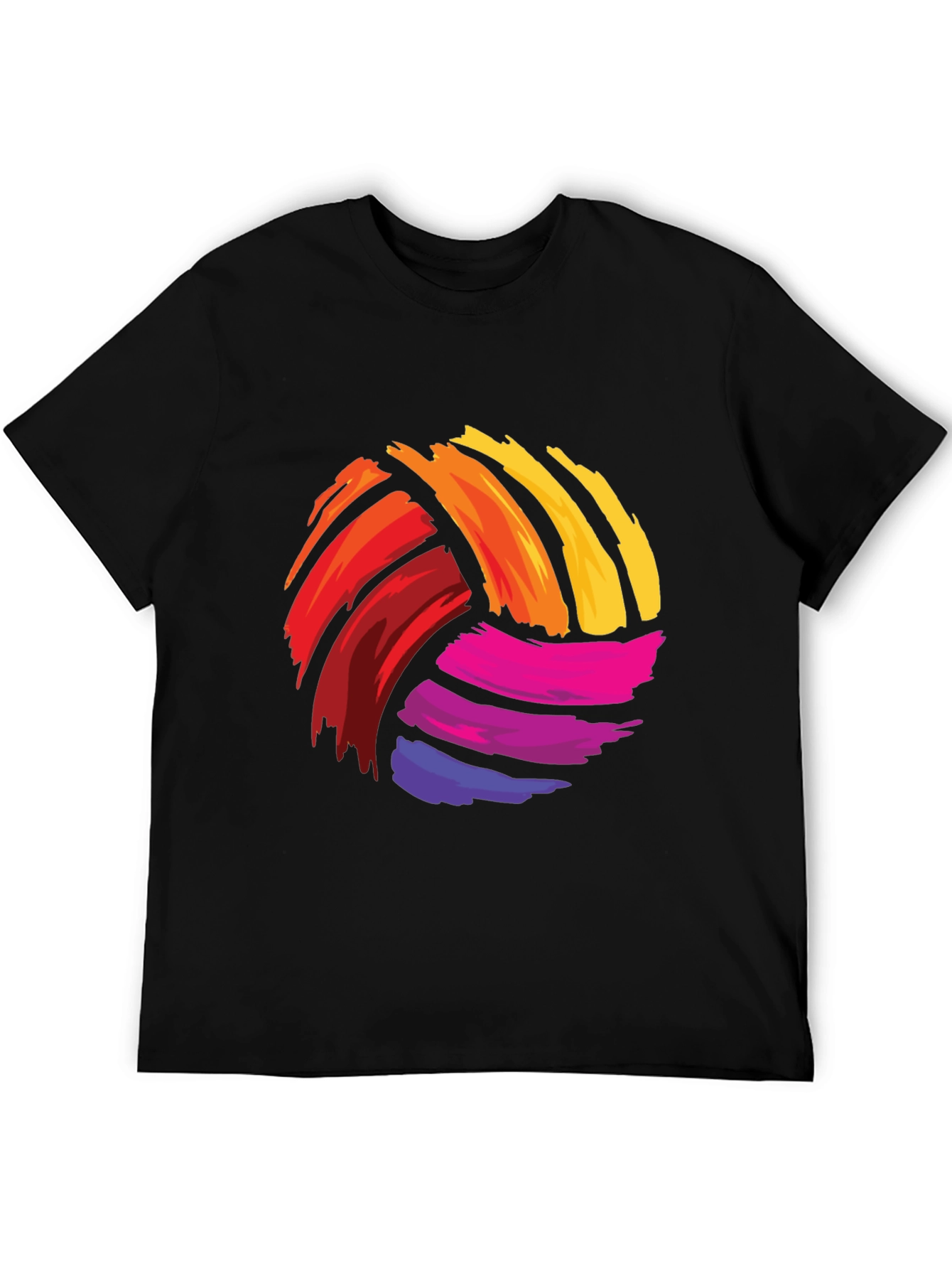 Colorful Volleyball Graphic Tee