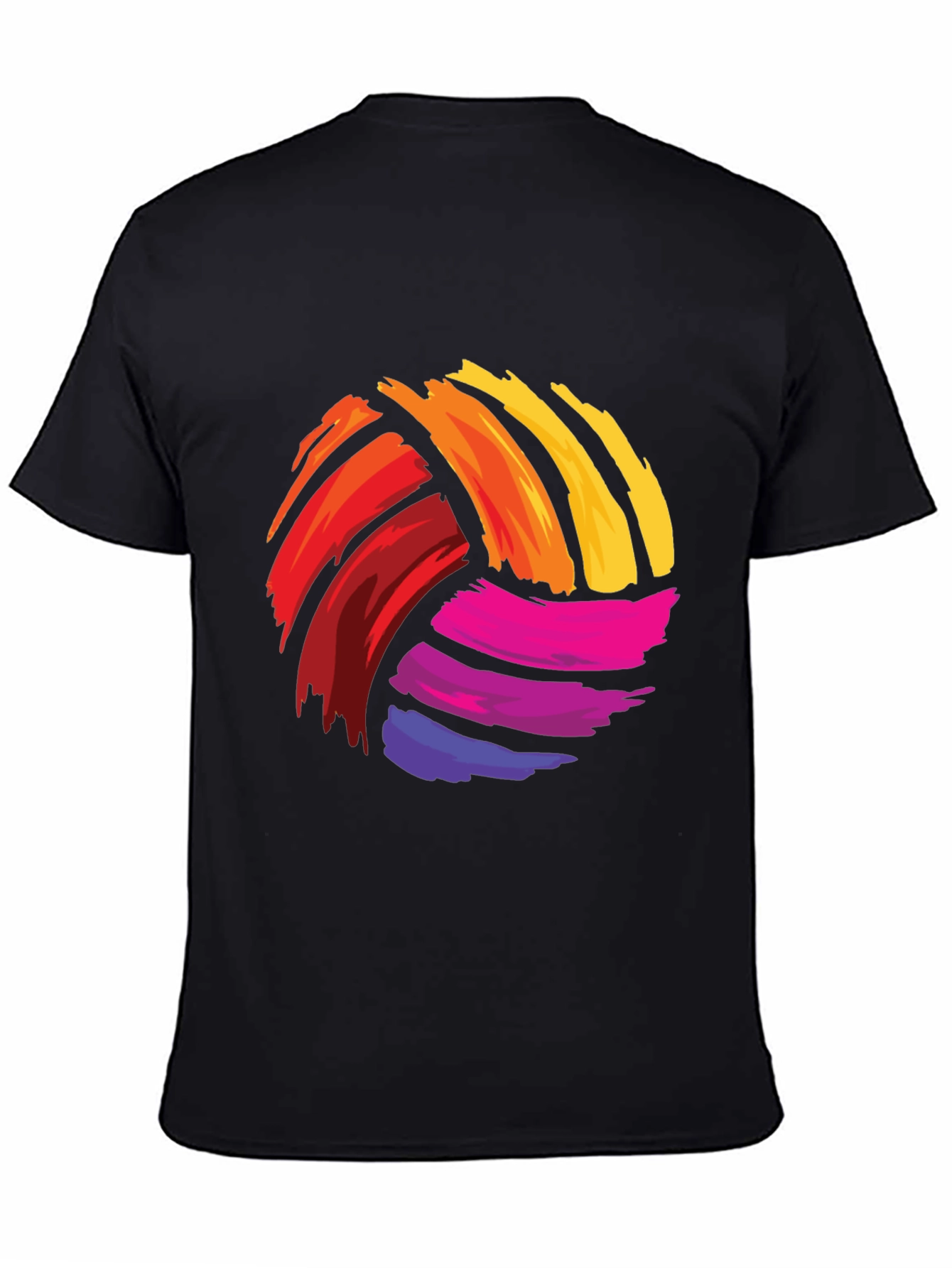 Colorful Volleyball Graphic Tee