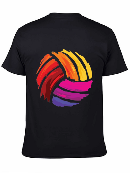 Colorful Volleyball Graphic Tee