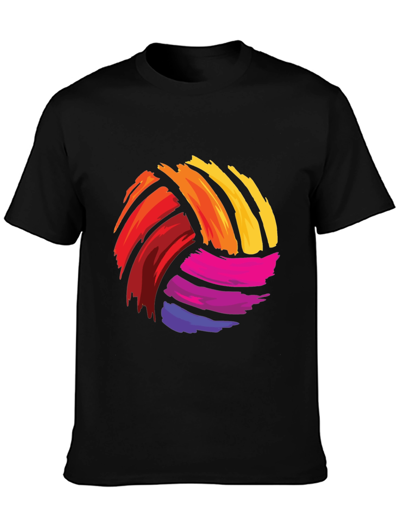 Colorful Volleyball Graphic Tee