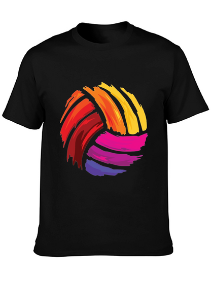 Colorful Volleyball Graphic Tee