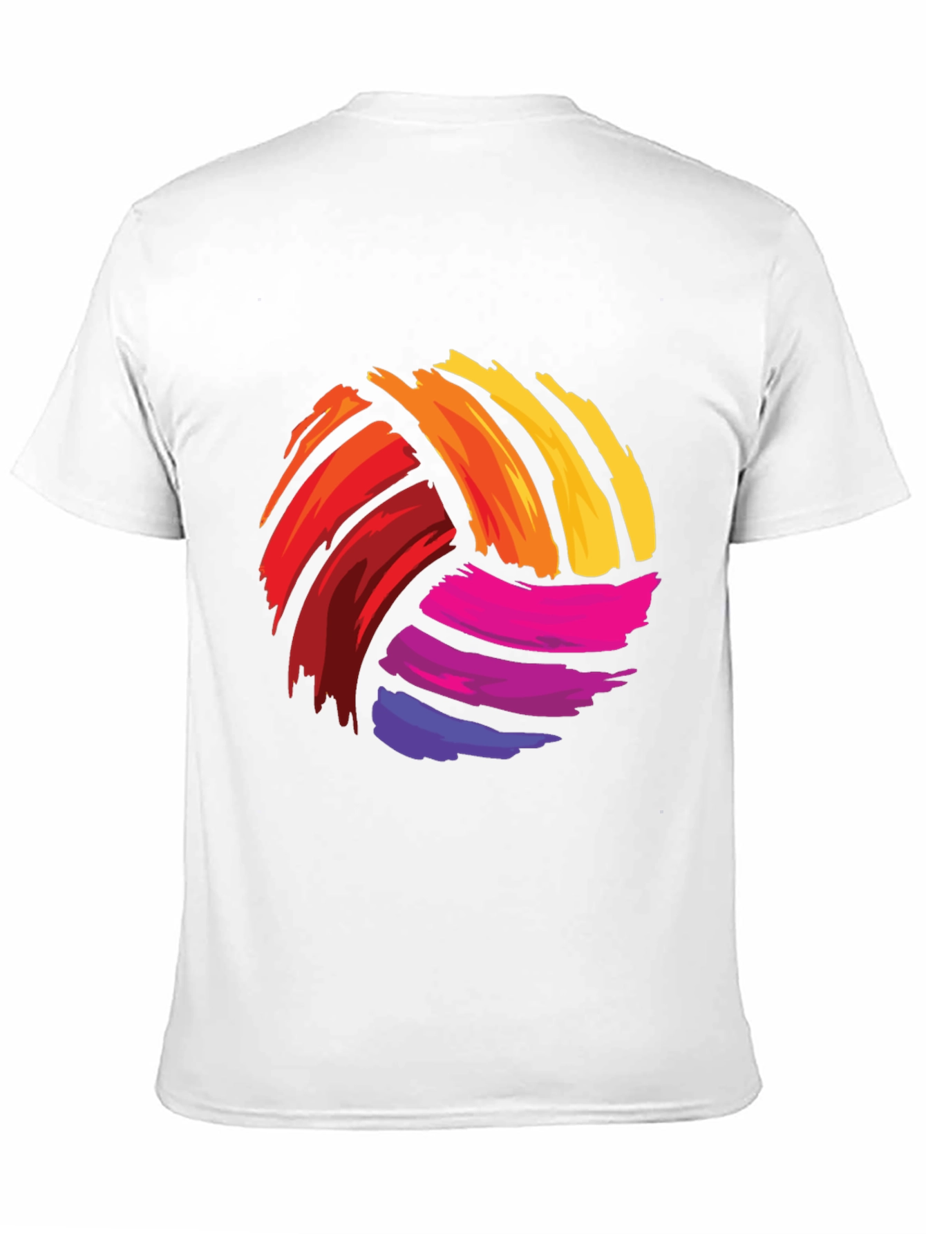 Colorful Volleyball Graphic Tee