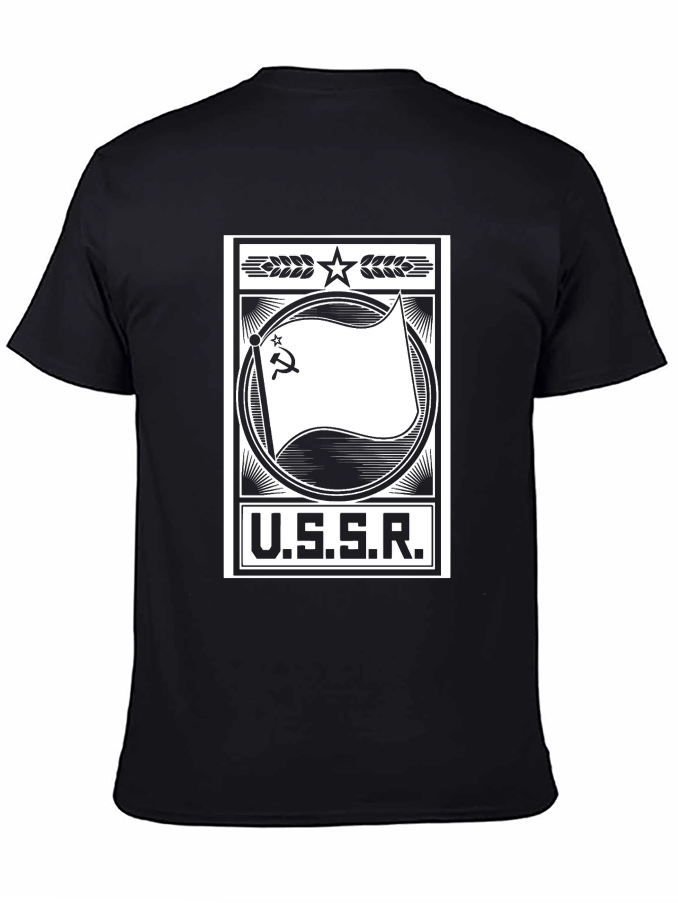 USSR Emblem T-Shirt - Black