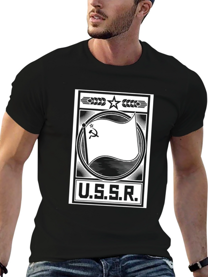 USSR Emblem T-Shirt - Black