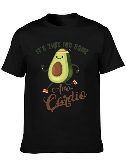 Avo-Cardio Funny Avocado Workout T-Shirt