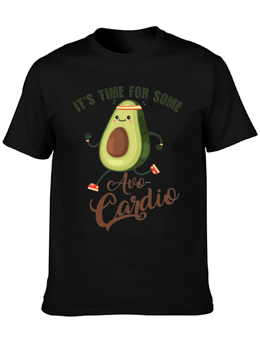 Avo-Cardio Funny Avocado Workout T-Shirt