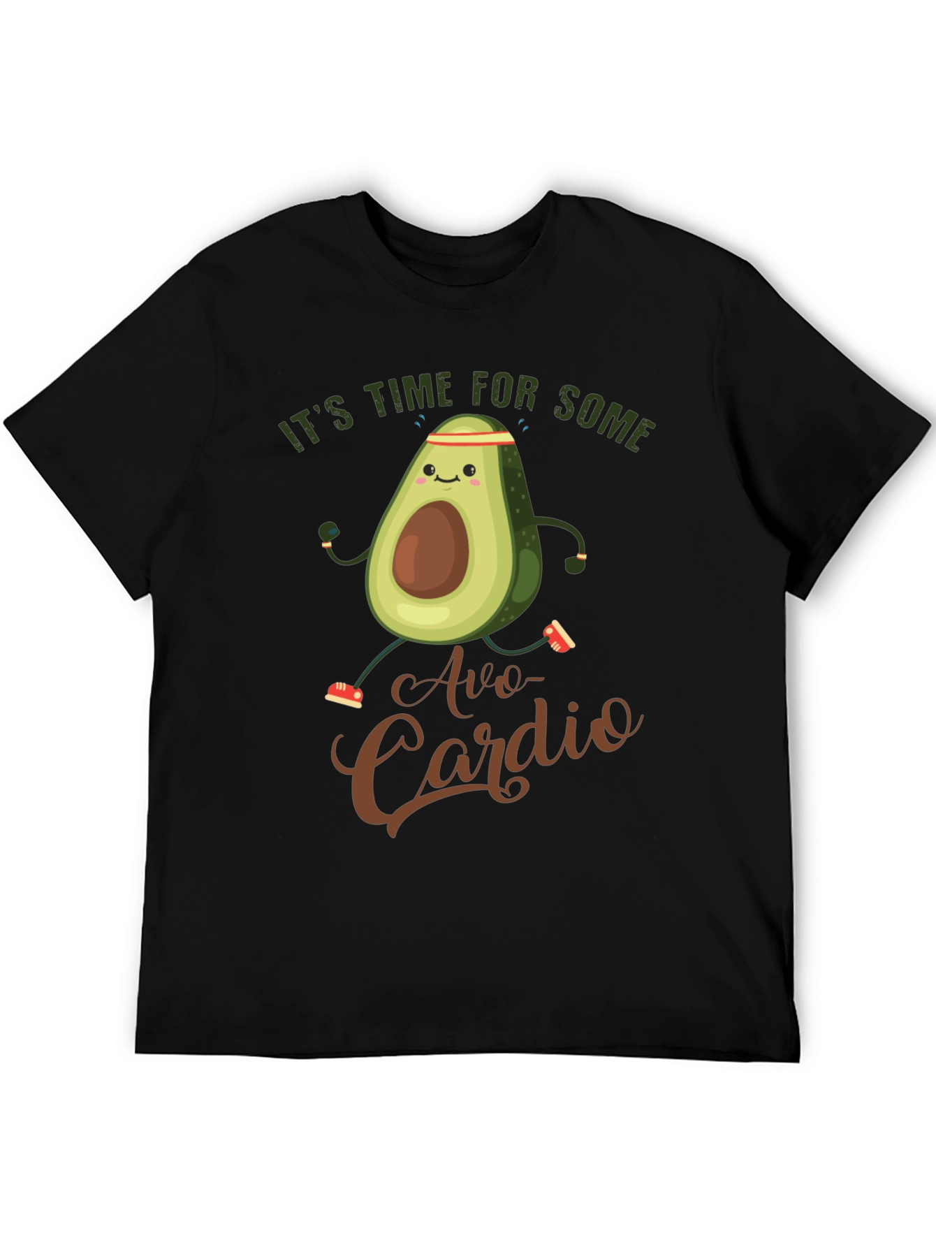 Avo-Cardio Funny Avocado Workout T-Shirt