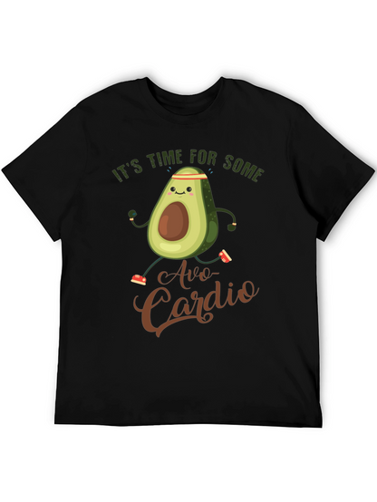 Avo-Cardio Funny Avocado Workout T-Shirt