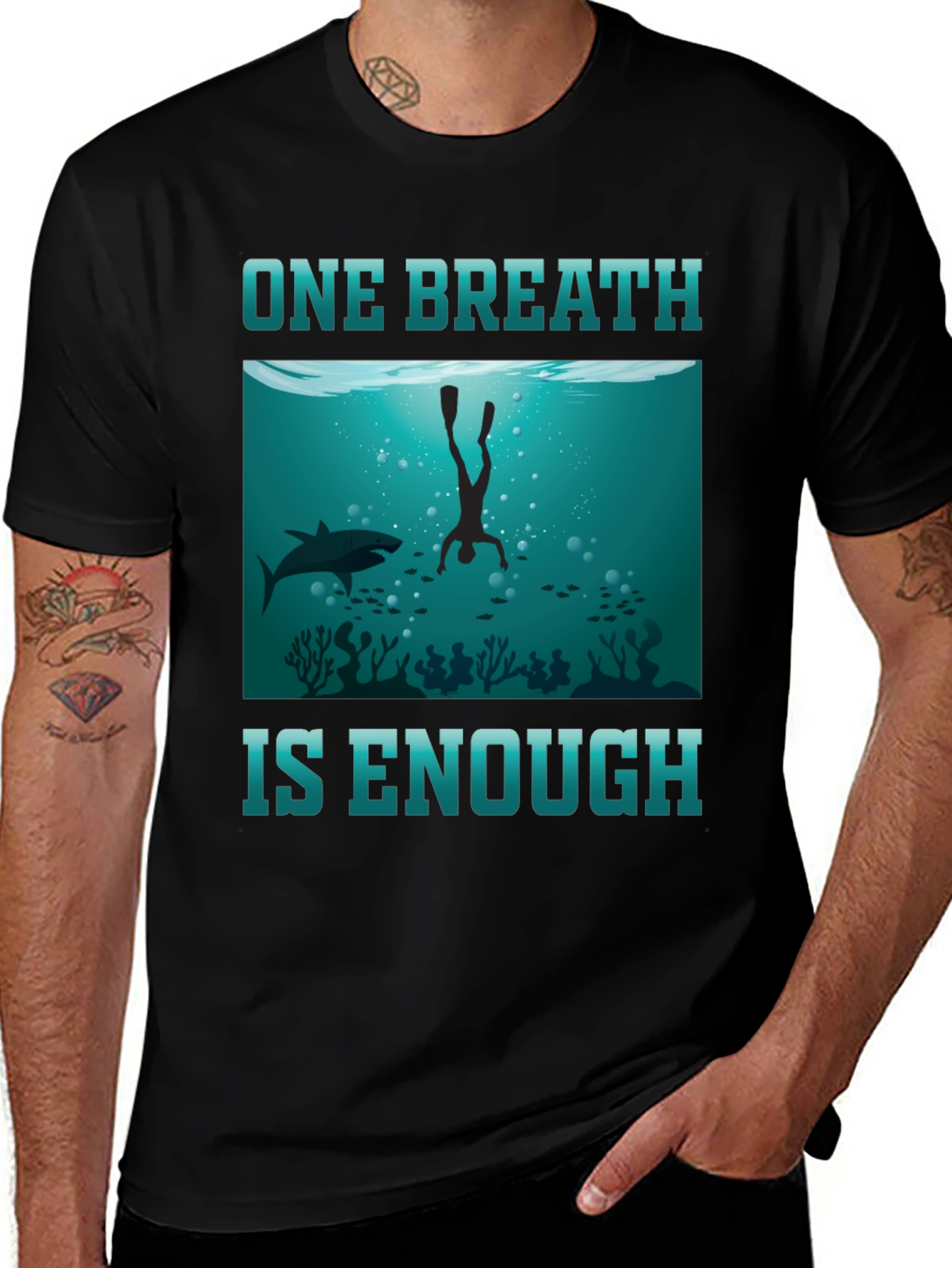 One Breath Enough Scuba Diving T-Shirt